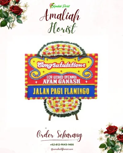 Bunga Papan Congratulation di Yehkuning
